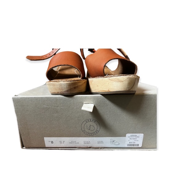Urban outfitter Krista wooden clog size 8 - Picture 3 of 4